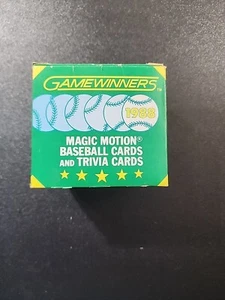 1988 Sportflics GameWinners 25 Magic Motion Baseball Cards & 17 Trivia Cards Set - Picture 1 of 3