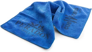 PERADON BLUE MICROFIBRE SNOOKER/POOL CUE TOWEL - Picture 1 of 2