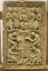 Darstellung David Psalm, Alabastergips, um 1890, - Bild 1 von 14