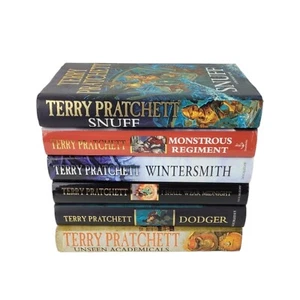 Terry Pratchett Discworld Hardback Book Bundle, Lot - Snuff, Wintersmith, Dodger - Picture 1 of 18