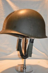 COQUE CASQUE AMERICAIN Mle PARACHUTISTE POST WAR-GUERRE DU VIETNAM-PARATROOPER - Picture 1 of 13