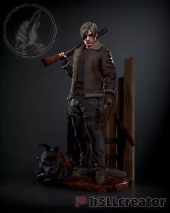 3D Gedruckt - Harz - Leon RE4 - H3llcreator - Büste + Figur - Bild 1 von 6