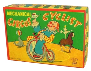 reproduction BOX ONLY for TPS Circus Cyclist mechanical clown - Picture 1 of 5