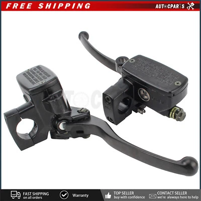 Palancas de embrague de cilindro maestro de freno negras para Honda VTX 1800 2002-2008 Foto 1 de 4