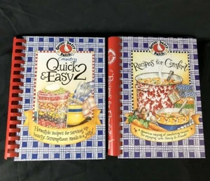 GOOSEBERRY PATCH Cookbooks Recipes for Comfort and Quick & Easy 2 - Lot of 2 EUC - Bild 1 von 12