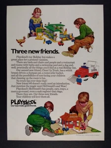 1974 Playskool Holiday Inn McDonald's Clean-up Truck Toys vintage print Ad - Picture 1 of 1