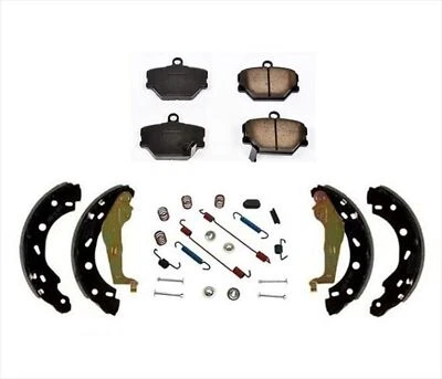 Kit de zapatas de freno y herrajes Smart Fortwo para 2005 2006 2007 08 09 2014 Foto 1 de 4