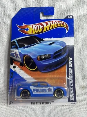 Hot Wheels Blue Police Dodge Charger SRT8 - Image 1 of 3