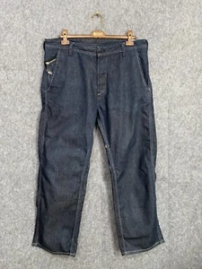 Diesel Pheyo Jeans Mens W36 L30 Relaxed Cinch Back Dark Blue Denim - Picture 1 of 20