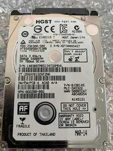 HGST Travelstar Z5K500 500GB Internal Hard Drive - Picture 1 of 1