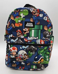 Nintendo Super Mario Bros Backpack 2019 Yoshi Book Bag - Picture 1 of 9