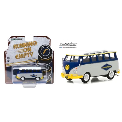 Volkswagen T1 tipo 2 ""Pneumatici buon anno"" Samba Bus 1/43 luce verde scato... - Immagine 1 di 3