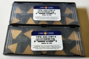 TPG 322 | QTY: 20 | TURNING INSERTS | USA | CARBIDE | TiN/TiC/TiCN/TiN - Picture 1 of 5