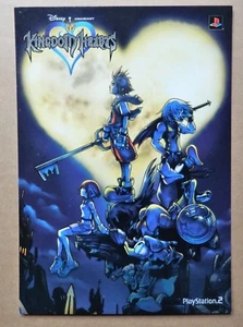 Kingdom Hearts Card Postcard Playstation Promotional Promo Game Disney 2002 - Picture 1 of 2
