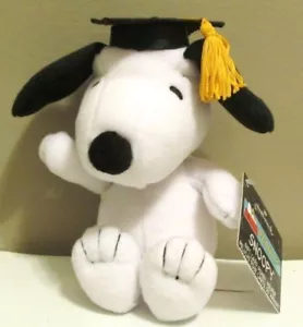 Hallmark Peanuts Snoopy Mini Abschluss Plüsch mit Geldklammer/Halter 2004 Neu mit Etikett - Bild 1 von 1