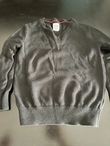 Gap Kids Size XS Black V Neck Pullover sweater - Picture 1 of 3