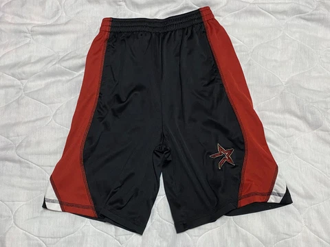 Team Athletics Houston Astros MLB Baseball Athletic Shorts - Youth Size Large Cover