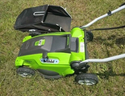 Greenworks 25322 40V 16 «беспроводной электрический газонокосилка инструмент только новый открытая коробка - Изображение 1 из 3