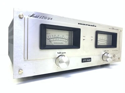 MARANTZ 170DC Stereo Power Amplifier Vintage 1978 Hi End 172 Watts RMS Good Look - Imagen 1 de 4