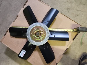 New 19" Clutch Fan for Mopar Dodge Chrysler Plymouth 6 Blade Steel Viscous USA - Picture 1 of 3