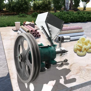 Extrudieren Reis Mais Puffing Extrusion Puff Snack Maschine Puffing Lebensmittel Extruder - Bild 1 von 15