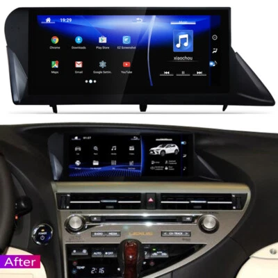 Android Gps Navigation Bluetooth For Lexus Rx Rx350 Rx450 09~14 Carplay  - Imagem 1 de 4