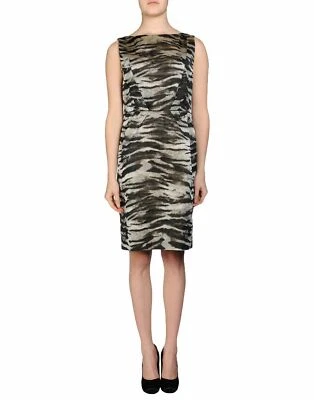 NEW LANVIN Tiger Print Wool Blend Dress (Size 42/10) - MSRP $2,990.00! - Image 1 of 4