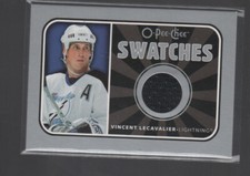VINCENT LECAVALIER  2006-07 UPPED DECK O-PEE-CHEE SWATCHES JERSEY CARD #S-VL 