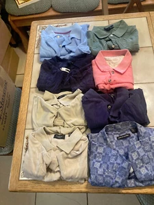 Lot of 8  MENS Polos Size small Used - Good Condition  1 Small assorted brands - Picture 1 of 17