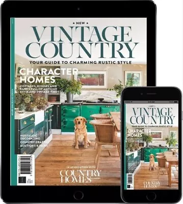 Vintage Country UK Magazine Issue# First Edition/ CHARACTOR HOME - Image 1 of 3