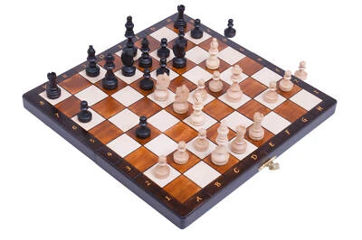 The Brown Magnetic Chess Set - Image 1 of 4
