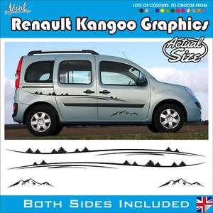 Calcomanías para autocaravana Renault Kangoo Microcaravana pegatinas furgoneta gráficos GRATIS P&P 013 - Imagen 1 de 4