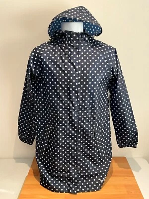 Women's Peter Storm Navy Polka Dot Parka In A Pack Jacket - BNWT - UK Size 8 - Image 1 of 4