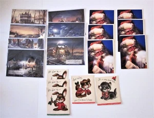 18 Unused Christmas Cards, Terry Redlin, Santa 1982, Hallmark - Picture 1 of 6