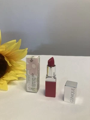 Color de labios mate Clinique Pop + imprimación #05 Graffiti Pop 3,9 g color de labios nuevo en caja Foto 1 de 4