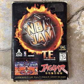 NBA JAM T.E. Tournament Edition Box - Atari Jaguar **SEE DESC**