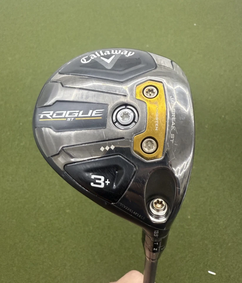 Tour Issue Callaway Rogue ST TD 3 Wood 13.5* Graphite Design Mad 70 X-Stiff 43" - Image 1 of 4