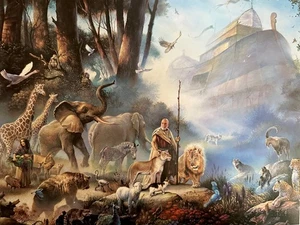 The Invitation by Tom duBois Religious Noa's Ark Fine  Art Print 9x12 š - Picture 1 of 1