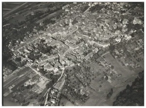 ZZ-3425 / Bürgel cerca de Jena foto imagen aérea 18 x 13 cm aprox.1935 - Imagen 1 de 2
