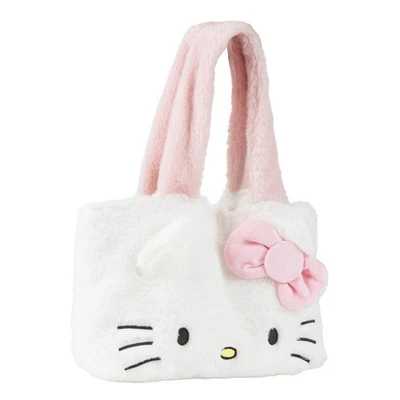 Borsa Shopping Peluche Hello Kitty BIANCO | UNISEX CERDà - Immagine 1 di 4