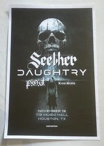 Seether, Daughtry & P.O.D 11x17 Veranstaltungsort Poster vom 11.12.25. - Bild 1 von 7