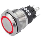 EAO 82-4151.1114 Serie 82 Illuminato Bottone da Premere Momentanea 16mm Red 24V