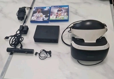Sony PlayStation VR Brille Headset PS4 Virtual Reality + 2 Spiele - Bild 1 von 2