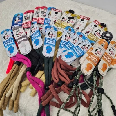 Lote de 26 piezas de retenedor de gafas Chums colores mezclados seguridad ruptura FR venta al por mayor Foto 1 de 4