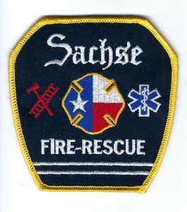 Sachse (Collin & Dallas County) TX Texas Fire Rescue Dept. patch - NEW! - Picture 1 of 1