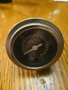 Datcon H/D Indust. Vintage Gauge Air Press Mech. 2" Chrome Rare - Picture 1 of 10