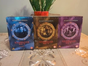 STARGATE SG-1: Seasons 1 & 2 & 3 (Volumes 1-13) DVD Box Sets . Region UK Boxset - Picture 1 of 10