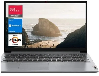 Portátil Lenovo IdeaPad 1 14" HD AMD Athlon 128GB SSD 4GB RAM Gris  Foto 1 de 4