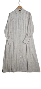 Kiton Womens Graphic-Print Silk Maxi Dress Size 42 Beige - Picture 1 of 11