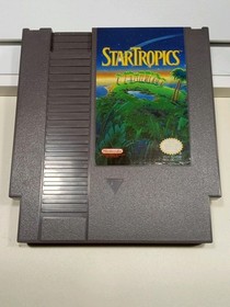 Nintendo NES Game Cartridge StarTropics 1985 Not Recently Tested 